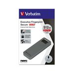 Verbatim Store ´n´ Go Portable 512GB externí SSD, USB 3.0, FPR, černý