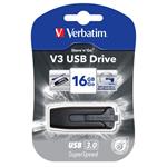 Verbatim Store 'n' Go V3 16GB, flash disk, USB 3.0, černý