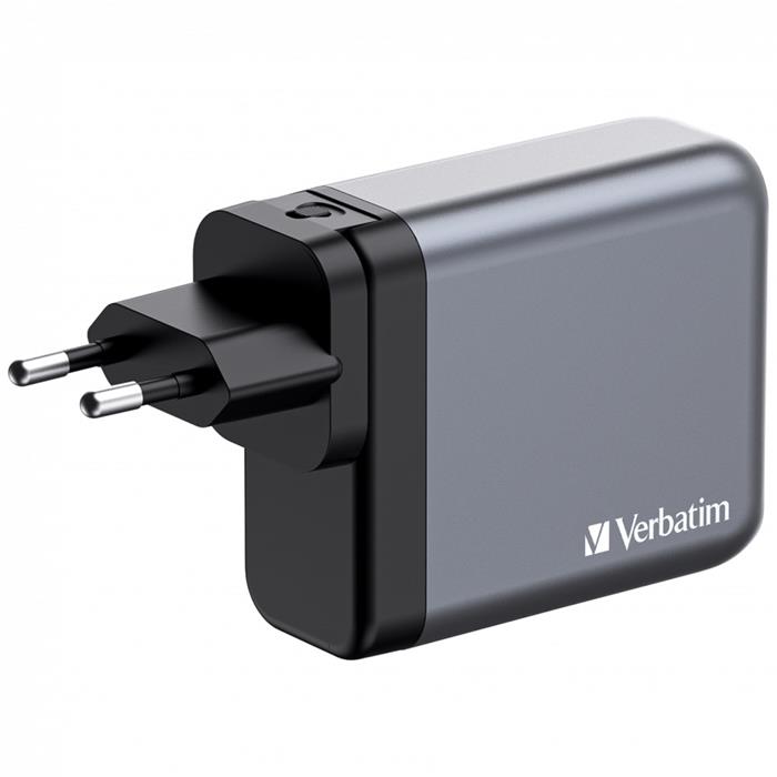 VERBATIM Univerzální cestovní adaptér GNC-140, 140W, 3x USB-C, 1x USB