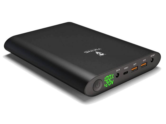 VIKING Notebook powerbank Smartech II QC3.0 40Ah, černá