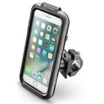 Voděodolné pouzdro Interphone pro iPhone 6/7/8 Plus, úchyt na řídítka, černé