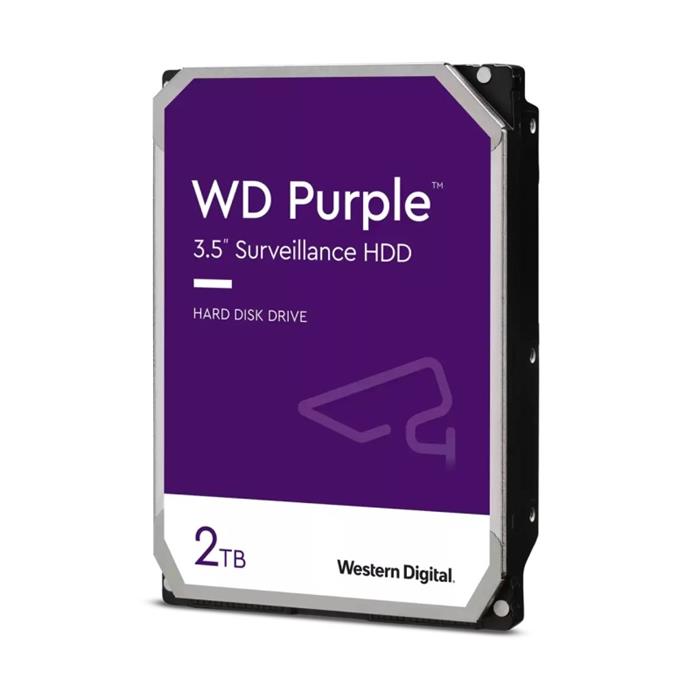 WD Purple 2TB 3.5" HDD, 5400rpm, 256MB, CMR, SATA III
