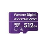 WD Purple 512GB microSDXC karta, UHS-I U1, 100R/60W