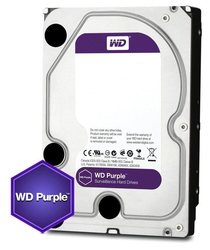 WD Purple Pro 18TB, 3.5" HDD pro DVR, 7200rpm, 512MB, SATA III