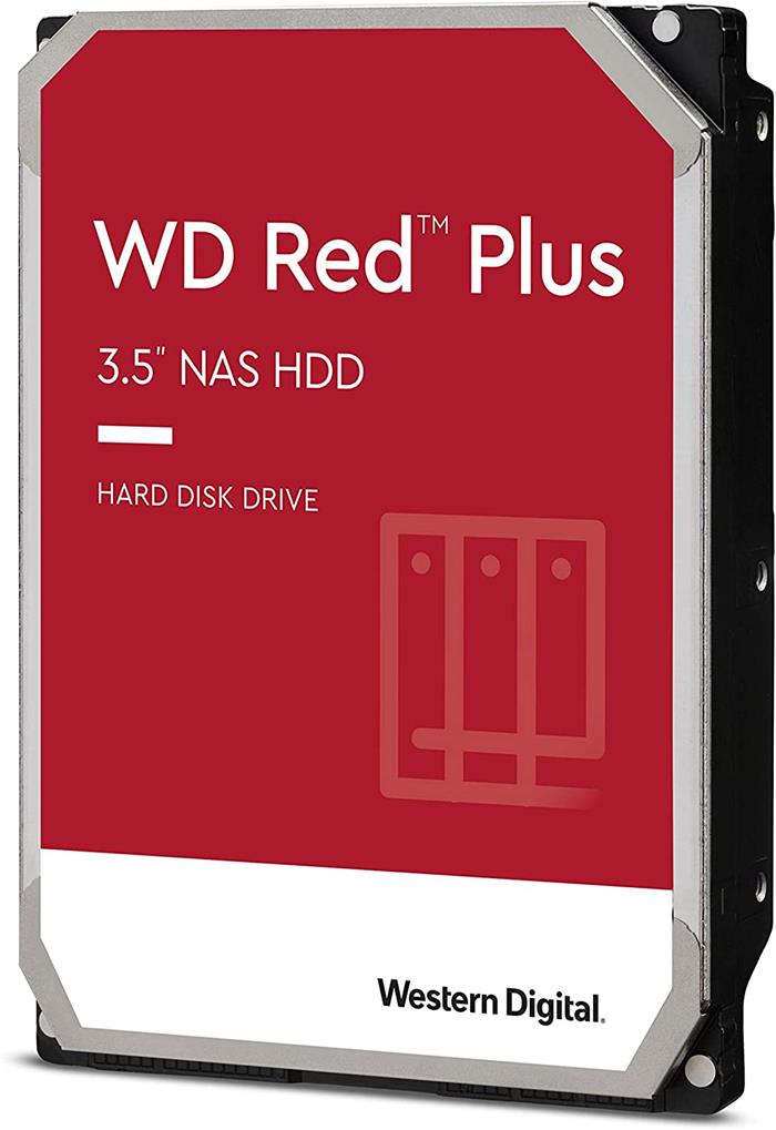 WD Red Plus 4TB, 3.5" HDD pro NAS, 5400rpm, 256MB, CMR, SATA III