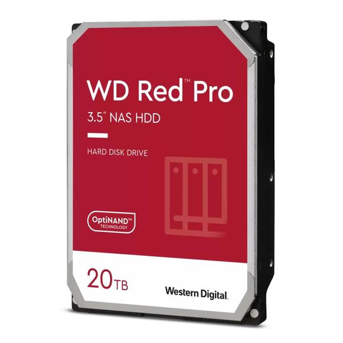 WD Red Pro 20TB, interní 3.5" HDD, 7200rpm, 512MB, SATA III