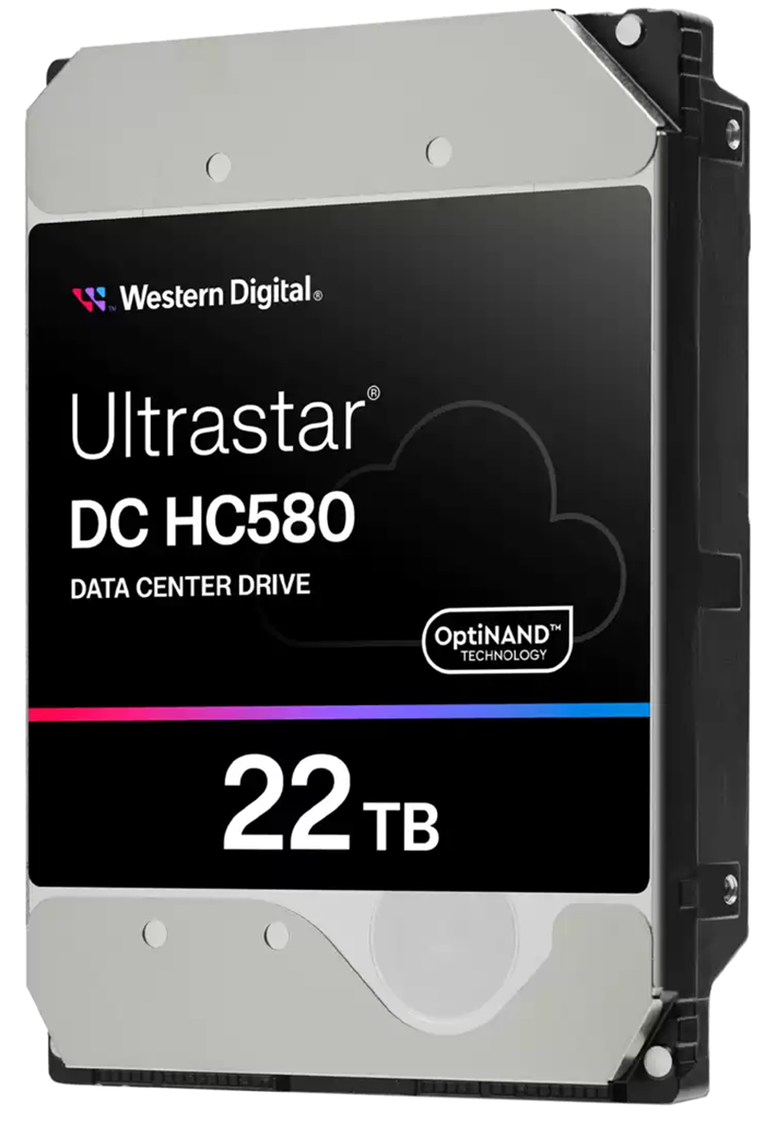 WD Ultrastar HDD 22TB DC HC580 3.5in 26.1 512 7200RPM SAS ULTRA 512E SE P3