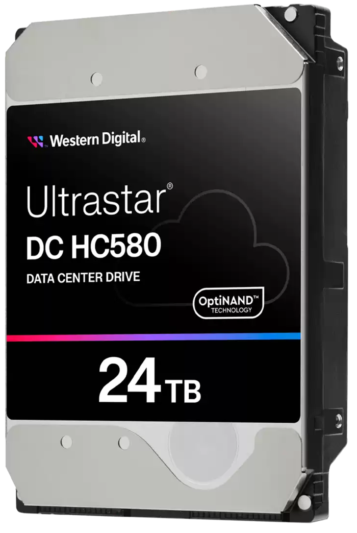 WD Ultrastar HDD 24TB DC HC580 3.5in 26.1 512 7200RPM SAS ULTRA 512E SE P3
