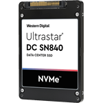 WDC Ultrastar SN840 1,6TB NVMe U.2 (2,5"/15mm), PCI-E4/2PCI-E2, 736/224kIOPS, 3DWPD, ISE