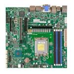 X13SAZ-F R680E,LGA1700, 1PCI-E16g5(16), 2PCI-E4g4, 2×2,5GbE, 4DDR5-4400, 4sATA3, M.2, 2DP,1DVI,1HDMI, audio, IPMI, mATX