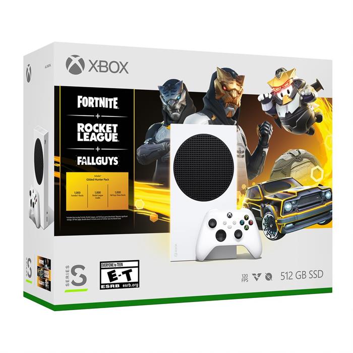 XBOX Series S - 512GB + Holiday Bundle Fortnite Points & Rocket League Points & FallGuys Points