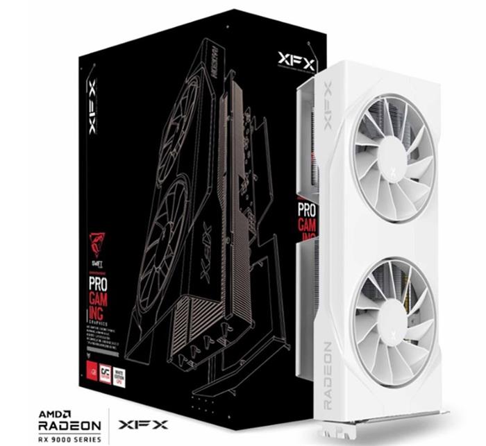 XFX Swift Radeon RX 9060 XT OC White Gaming Edition 8GB