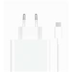 Xiaomi 33W USB nabíječka + USB-C kabel, bílá