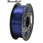 XtendLAN PETG filament 1,75mm průhledný modrý 1kg