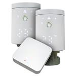 Xtendlan Termostatická hlavice/ Double pack/ radiátor/ Zigbee/ Tuya/ display na boku/ Bílý +  Zigbee brána