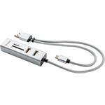 YENKEE YHC 102SR USB OTG COMBO HUB+čtečka