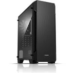 Zalman S3, mid tower skříň, průhled, 1x USB3.0, černá