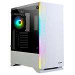 Zalman S5 White, mid tower skříň, 1x USB 3.0, 2x USB 2.0, průhled, bílá