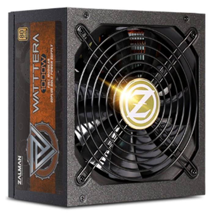 Zalman ZM1000-EBTII Watttera, 1000W ATX zdroj, 80+ Gold