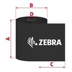 Zebra páska 2100 vosk, šířka 110mm. délka 450m, 1ks