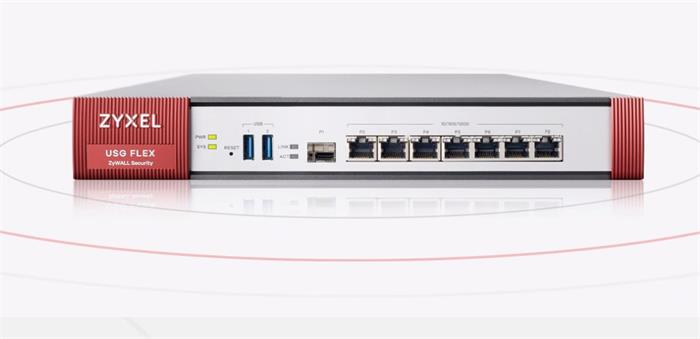 Zyxel USG Flex 500 Firewall 7 Gigabit user-definable ports, 1*SFP, 2* USB with 1 Yr UTM bundle