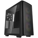 DEEPCOOL CK560, mid tower skříň, 2x USB 3.0, 1x USB-C, průhled, 3x 120mm aRGB fan, černá