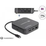 Delock Thunderbolt 3 Mini Dokovací stanice - DisplayPort / HDMI / USB / LAN / Audio / PD 3.0