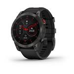 Garmin Epix Sapphire, Titan Black/ Black Silicone Band