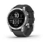 Garmin Fenix 7 Glass, Silver/ Graphite Band