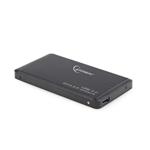 GEMBIRD externí box pro 2.5" HDD, USB 3.0, černý