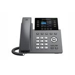 Grandstream GRP2624 SIP telefon, 2.8" TFT bar. displej, 4 SIP účty, 4 pr. tl., 2x10/100Mb, WiFi, BT