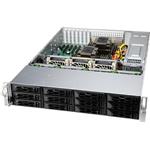 LA26E1C4-R609LP 2U eATX,4NVMe,8sATA/SAS3(SAS3 exp)+2SFF,noDVD, rPS 600W  (80+PLAT), černé