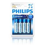 Philips baterie AA ExtremeLife+, alkalická - 4ks