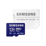 Samsung PRO Plus 128GB microSDXC karta, 180R/130W + adaptér
