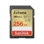 SanDisk Extreme 256GB SDXC karta, V30 UHS-I U3, 180R/130W
