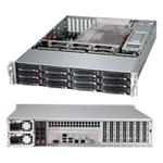 SC826BAC12-R802LP 2U eATX13 12NVMe4/sATA/SAS +2SFF, noCD,rPS 800W (80+TIT.)