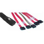 SuperMicro kabel SFF-8087 -> 4x sATA +SGPIO 50cm