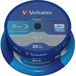 Verbatim BD-R 25GB, 6x, NON-ID, 25ks, spinle